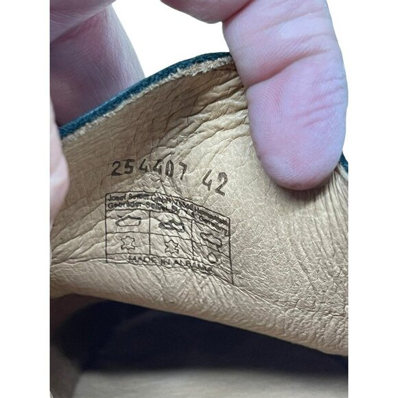 Josef Seibel Black Leather Clogs Comfort Chunky Sz 42 Studded US 11.5 - Picture 7 of 8